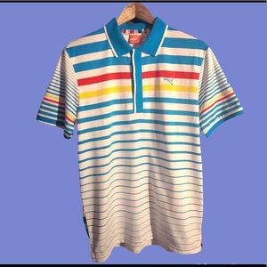 Puma Gradient Striped Polo